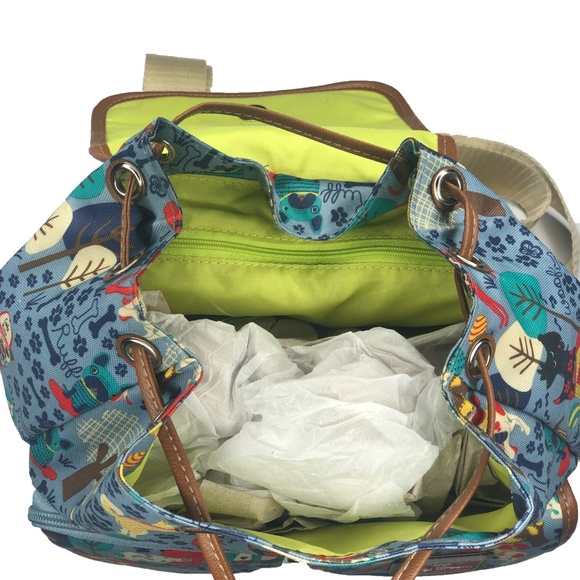 Lily Bloom Doggy Print Riley Backpack - Picture 4 of 4